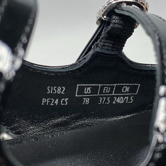 Stuart Weitzman embellished Patent Leather Slingback Flats size 7 - Picture 7 of 12